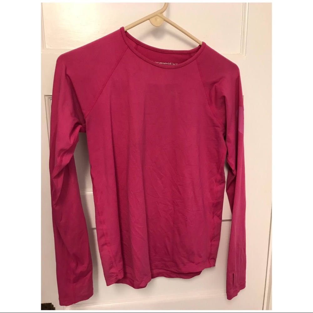 Running Skirts brand “cerise” long sleeve